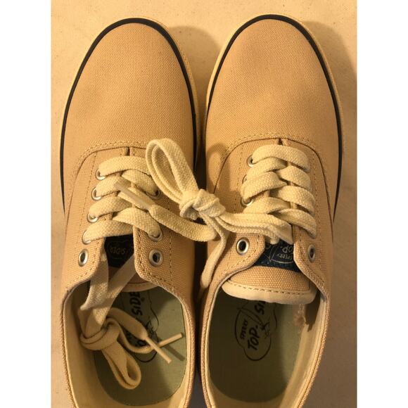 Sperry NWOT Men's Cream/Beige Top Siders Size 6 - Picture 5 of 7